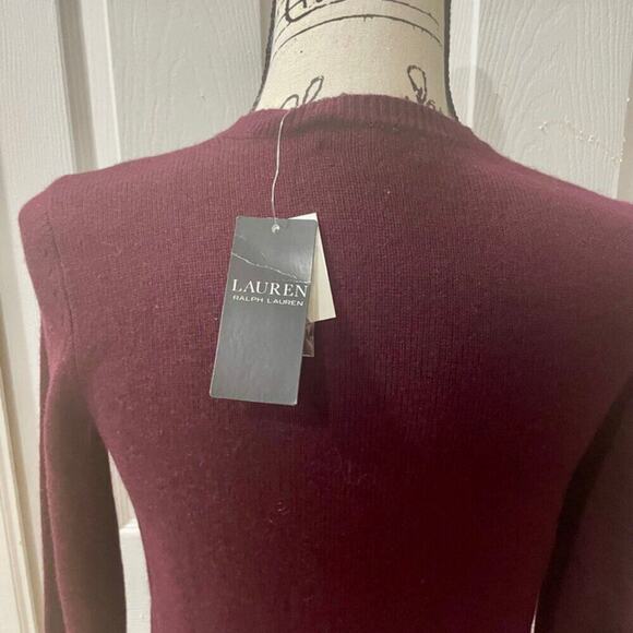 RALPH LAUREN BLACK LABEL SWEATER CASHMERE KNITTED CREW NECK SZ S SOPHISTICATED - Picture 14 of 14